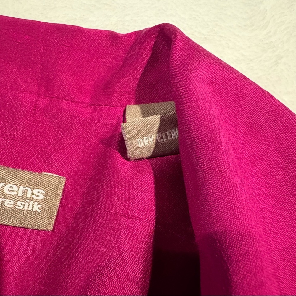 Vintage Valerie Stevens 3 piece silk skirt suit set - Picture 3 of 11
